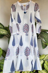 Pomegranate Grove Calf-Length Dress